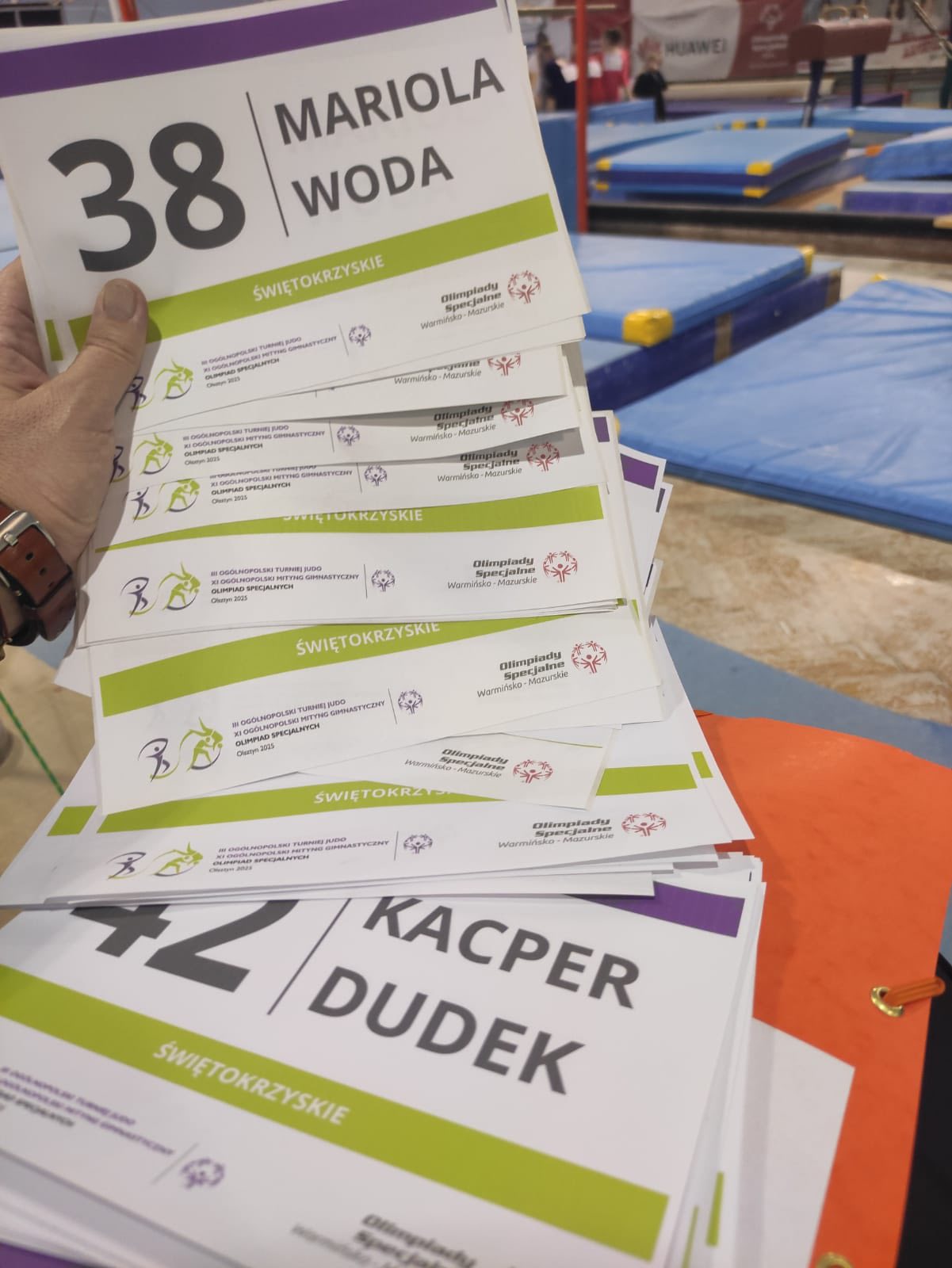 XI Ogólnopolskiego Mityngu Gimnastycznego Olimpiad Specjalnych w Olsztynie 2